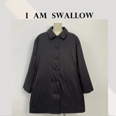 【A/M Swallow】2025AW轻量版中长款鹅绒服s25109#880