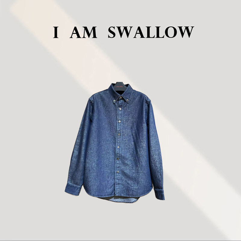 【南油实体店见主页】26春新品金丝蓝色牛仔衬衫