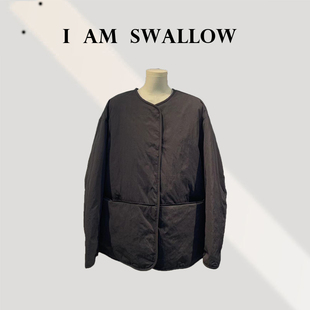 无领短款 24年秋冬新品 Swallow 鹅绒羽绒服