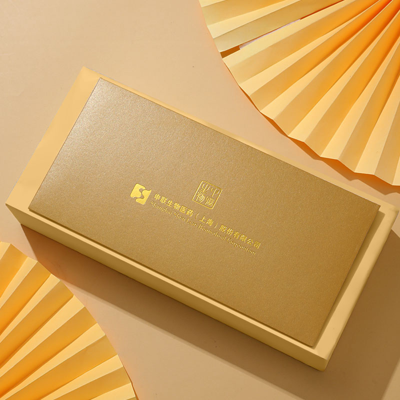 金色婚礼烫金定制小信封代金券