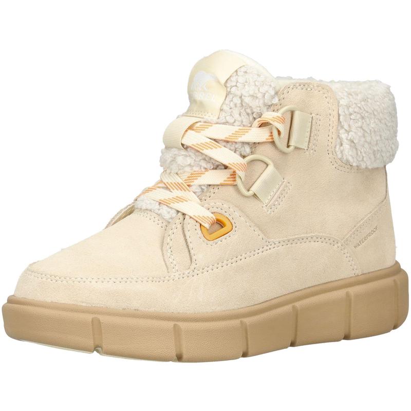 代购SOREL女士雪地靴防水保暖轻量短筒靴中筒系带户外靴