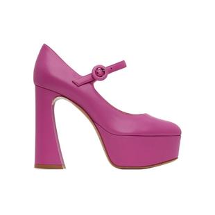 GIANVITO 床 ROSSI搭扣粗跟高跟鞋 可调节针扣带衬垫鞋