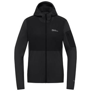 代购 wolfskin狼爪女士抓绒衣保暖透气速干户外夹克连帽 Jack