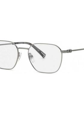 代购Chopard女士眼镜架方形金属灰色全框日常佩戴办公光学眼镜