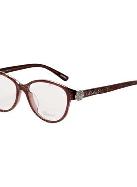 代购Chopard女士眼镜架方形红色塑料材质装饰点缀日常佩戴通勤