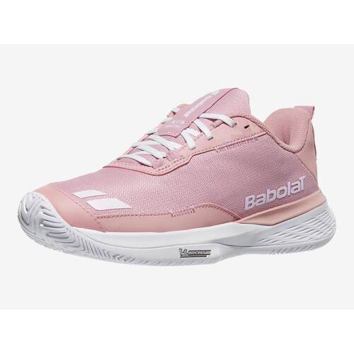 海外代购BABOLAT/百保力女士网球鞋耐磨缓震宽楦低足弓硬地训练