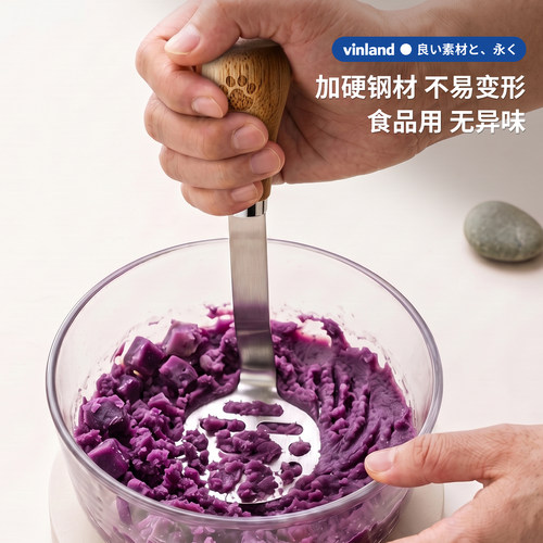本土豆压泥器按压捣辅食神器婴儿