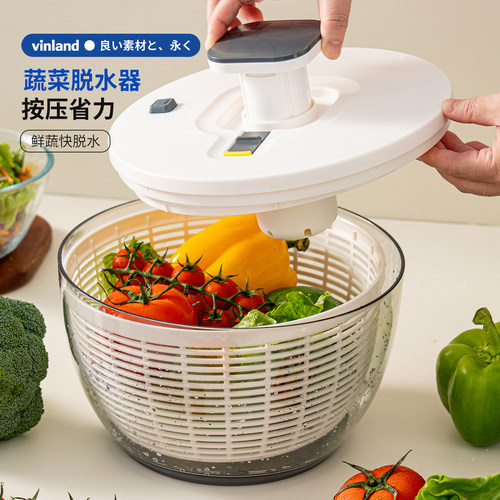 蔬菜脱水器甩水菜篮沙拉盆洗菜甩