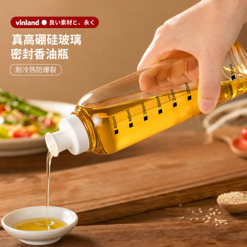 日本油壶厨房家用食品级香油玻璃