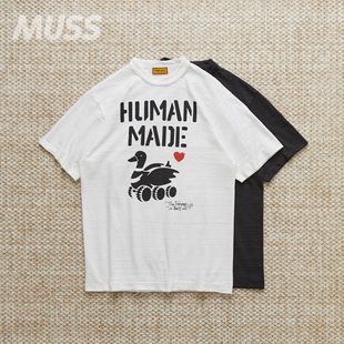 现货 HUMAN MADE GRAPHIC TEE 日产鸭子手绘字母休闲短袖T恤26SS