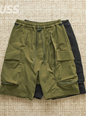 现货 POLIQUANT LARGE POCKETS PANTS日产高密棉机能口袋短裤24SS