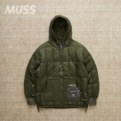 轻量保暖连帽羽绒服 TAION 现货 LIB WORK HOOD 工装 ZIP DOWN