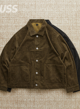 现货 TAIGA TAKAHASHI COVERALL JK 日产手工墨染灯芯绒夹克外套