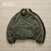 REMI RELIEF WORK 现货 TWILL DECK日产水洗做旧立领斜纹夹克25AW