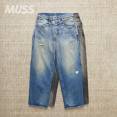 日产解构做旧锥形牛仔裤 现货 25SS YORK PANTS ANACHRONORM FRONT