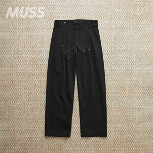 铆钉打褶简约机能休闲裤 现货 TROUSERS DRAAG 25AW _J.L_A.L_