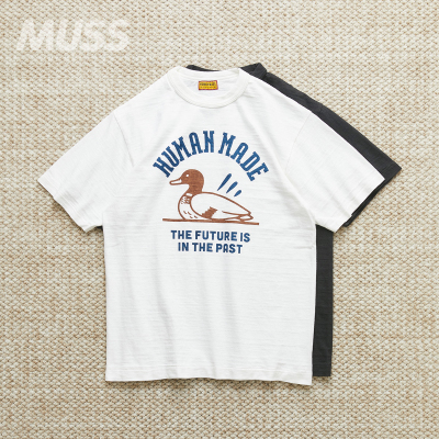 HUMANMADE日产水洗鸭子印花短袖