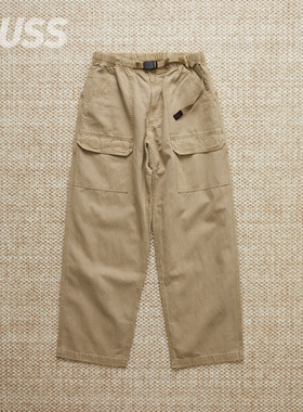 现货 GRAMICCI CANVAS EQT PANT 做旧棉麻纺帆布工装休闲裤 25AW