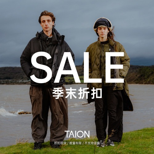 折扣现货 TAION MOUNTAIN系列 保暖加厚面包羽绒服双面穿摇粒绒