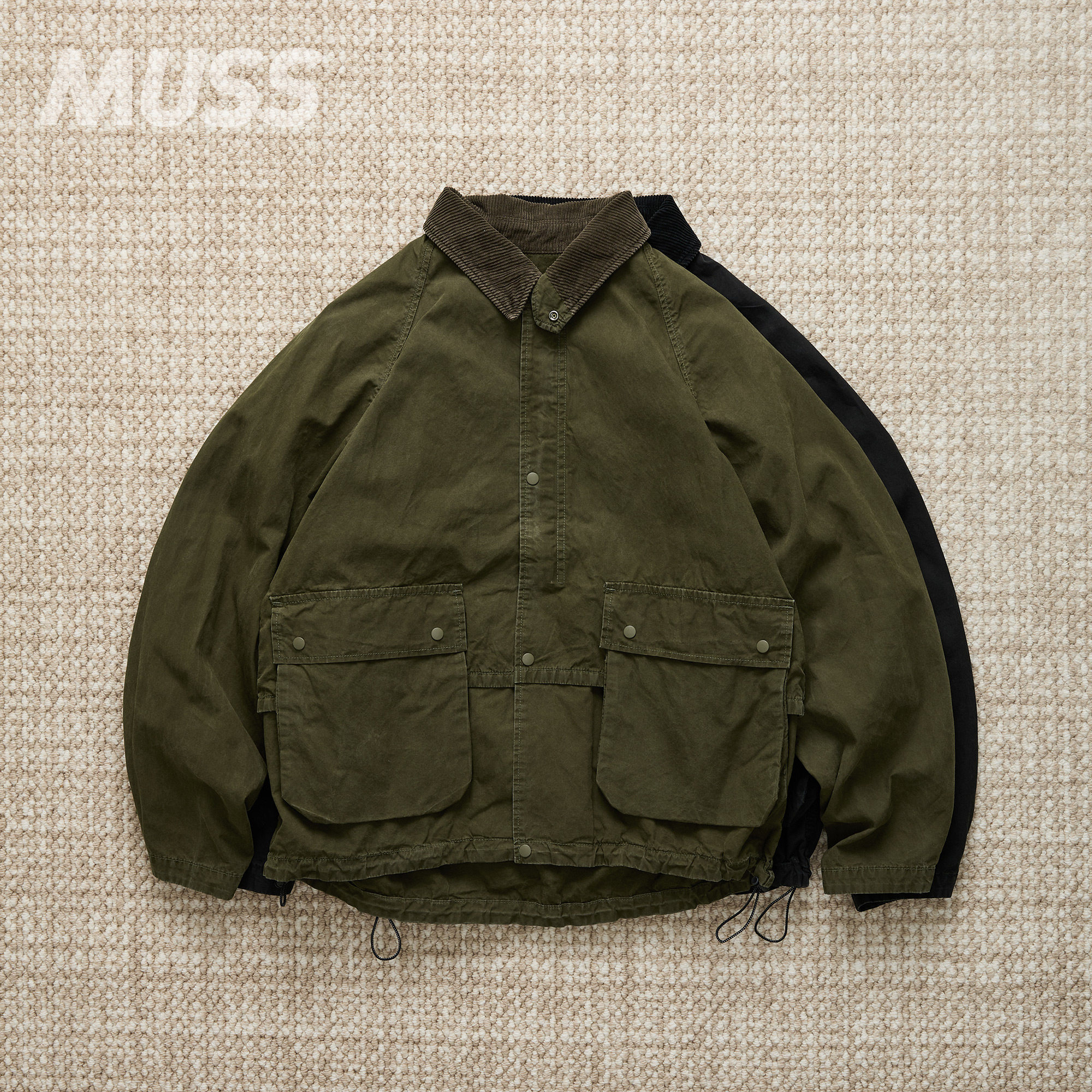 现货 REMI RELIEF COATED CANVAS 日产涂层水洗帆布野战夹克 25AW