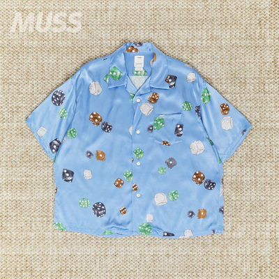 VISVIM人造丝骰子夏威夷衬衫