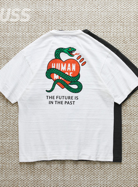 现货 HUMAN MADE GRAPHIC T-SHIRT 日产竹节棉蛇年纪念短袖 25SS