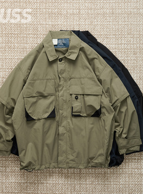 现货 N.HOOLYWOOD SHIRT BLOUSON 日产军事贴布口袋衬衫夹克 25AW