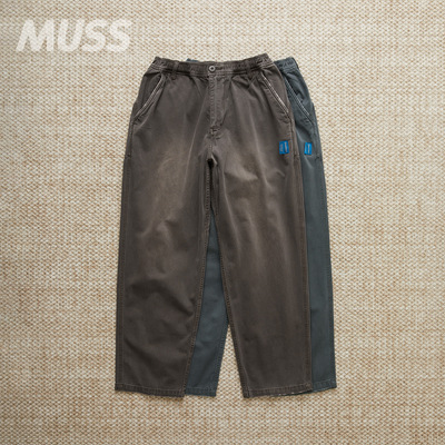 LIBERAIDERS水洗破坏复古休闲裤