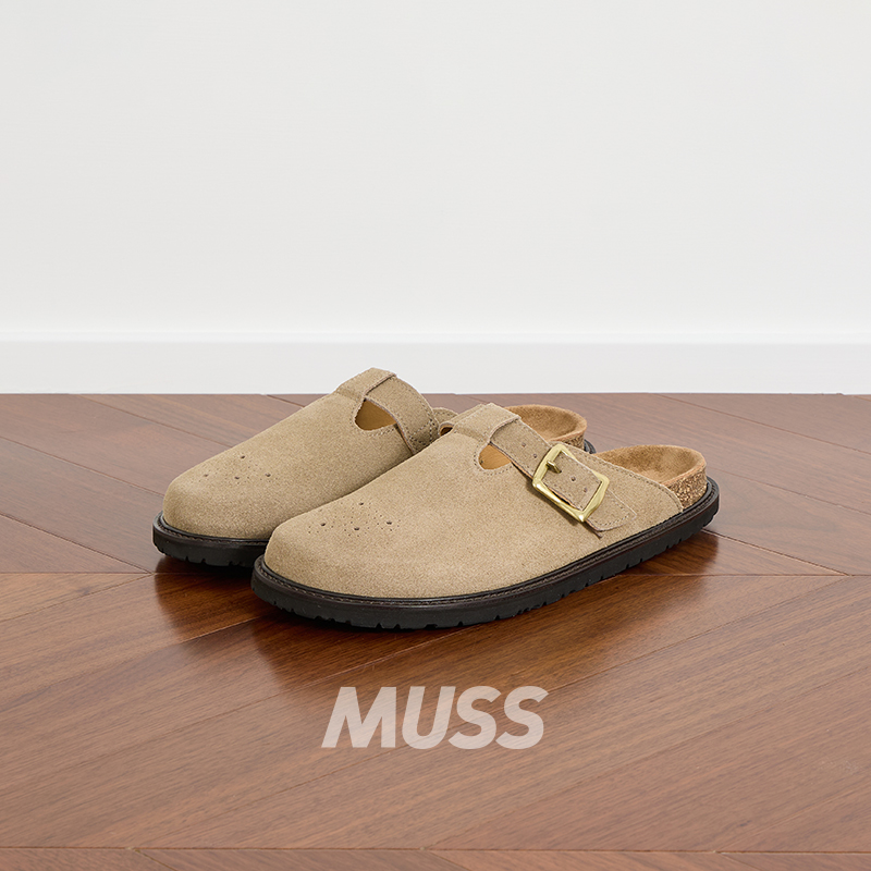 现货 HENDER SCHEME BUGGS SUEDE 日产牛皮绒面勃肯包头拖鞋 25SS