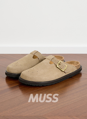现货 HENDER SCHEME BUGGS SUEDE 日产牛皮绒面勃肯包头拖鞋 25SS