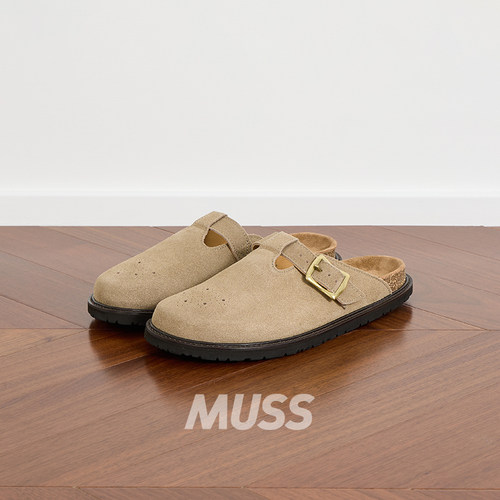 现货 HENDER SCHEME BUGGS SUEDE 日产牛皮绒面勃肯包头拖鞋 25SS