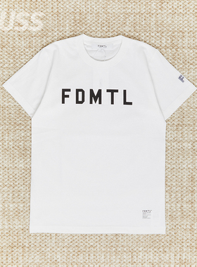 折扣现货 FDMTL LOGO TSHIRTS 基础LOGO纯棉印花袖口F刺绣短袖T恤