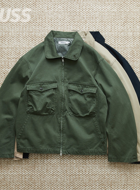 现货 NONNATIVE SOLDIER SHORT JKT日产做旧帆布工装军事夹克25SS