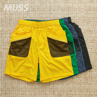 现货 WILDTHINGS BIG POCKET SHORTS 凉感光面网眼口袋短裤 24SS