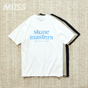 现货 GRAMICCI STONEMASTERS TEE 小野人标语基础印花短袖T恤25SS
