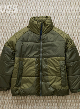 现货 POLIQUANT THE MULTIPLE ONE 塔夫绸拼色保暖棉服夹克 24AW