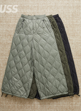 现货 TAION MILITARY SPRIT DOWN SKIRT 军事绗缝复古保暖羽绒裤