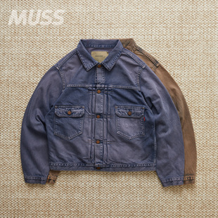 ANACHRONORM 做旧染色复古牛仔夹克 COLOR TYPE2 25AW DYED 现货