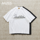 HUMAN SHIRT MADE 现货 GRAPHIC 11日产火山鸭子图案印花短袖