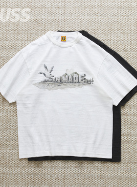 现货 HUMAN MADE GRAPHIC T-SHIRT #11日产火山鸭子图案印花短袖