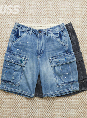 现货 LIBERAIDERS 6POCKET SHORTS 水洗做旧六袋休闲牛仔短裤25SS