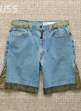 现货 POLIQUANT THE DEFORMED THRIFTING 复古解构牛仔短裤 25SS