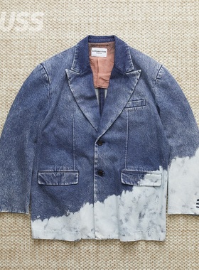 现货 NOMA T.D. PEAKED LAPEL JKT 日产手工染色西装夹克 25SS