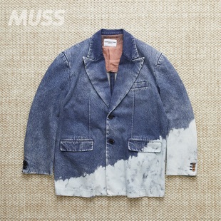 现货 NOMA T.D. PEAKED LAPEL JKT 日产手工染色西装夹克 25SS