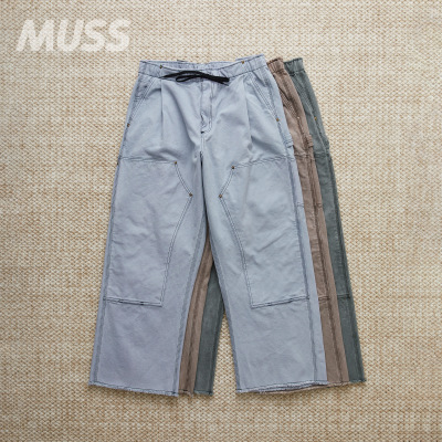 N.HOOLYWOOD日产水洗明线伐木裤