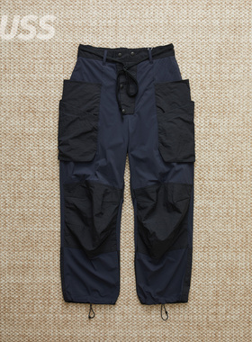 现货 NORBIT HIGH SPEC SAMUE PANT 盐缩尼龙拼接机能工装裤 25SS