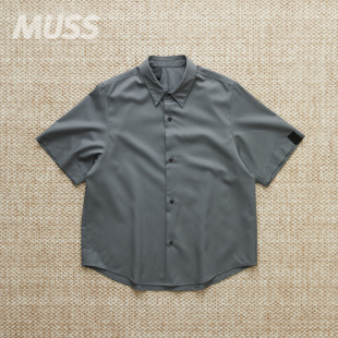 现货 N.HOOLYWOOD HALF SLEEVE SHIRT 日产羊毛半袖正装衬衫 25SS