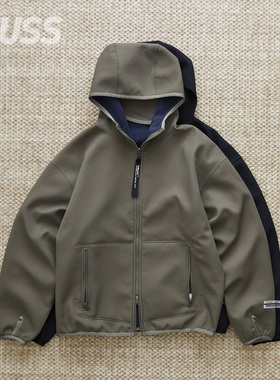 现货 POLIQUANT THE BONDING FINISH PARKA 机能防风抓绒拉链夹克