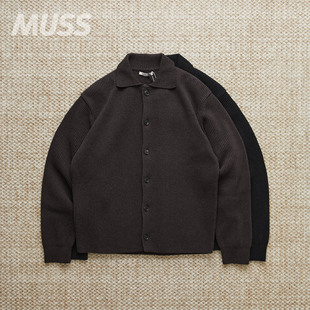 现货 AURALEE SUPER FINE WOOL KNIT SHIRT 羊毛罗纹针织衬衫开衫