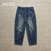 水洗泼墨锥形宽松牛仔裤 现货 SARROUEL PANTS LIBERAIDERS DENIM